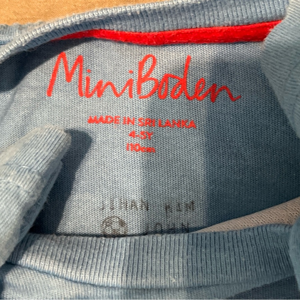Mini Boden Boys Set Of Three Long Sleeve T-Shirts Size 4 To 5 Years Lot Of Three - Picture 6 of 13